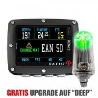 Ratio - iX3M 2 Pro - Tauchcomputer inkl. Sender & Box