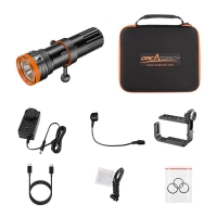 OrcaTorch - FlexDive Videolampe – Dual-Beam 8.000 lm