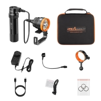 OrcaTorch - FlexDive Canisterlampe – Dual-Beam 8.000 lm