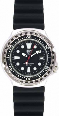 Poseidon Taucheruhr - Herren - Schwarz - 500m #