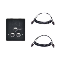 Oceama - Set mit Remote Control/Fernbedienung (inkl. 2x Fiber Optik Kabel)