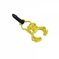 Octopushalter m. Haken - Yellow