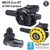 Scubapro Atemregler - MK25 EVO BT - A700 Carbon BT - R195 Octopus Set
