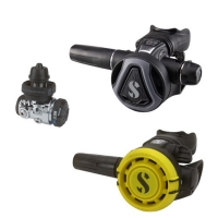 Scubapro - MK17 Evo 2 DIN 300/C370/R105 Octopus - Atemregler-Set - Farbe: Schwarz/Graphit