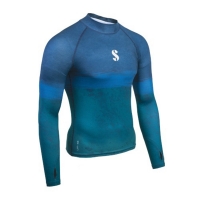 Scubapro - UPF 50 T-Flex Rashguard - Langarm - Herren - Farbe: Wave