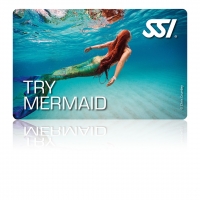 Try Mermaiding im Indoor Pool