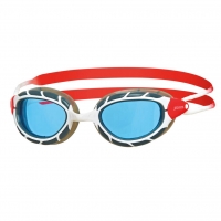 Zoggs Schwimmbrille Predator - Smaller Fit - Farbe: White / Red / Tint